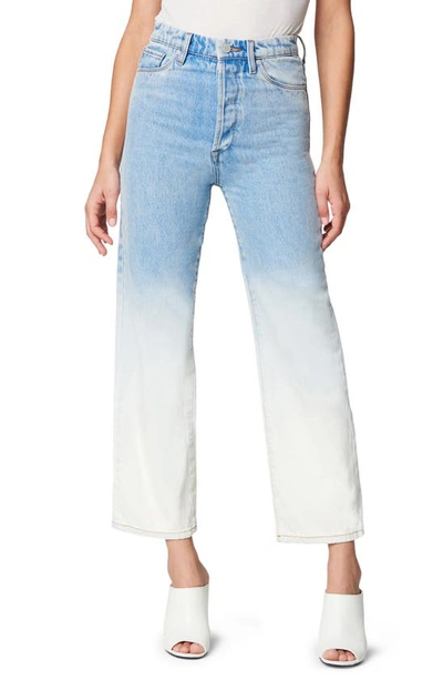 Blanknyc The Baxter Womens Denim High Rise Straight Leg Jeans In Blue