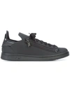 Shop Y-3 Stan Zip Sneakers In Black