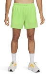 Nike Men's Challenger Dri-fit Brief-lined 7" Running Shorts In Green