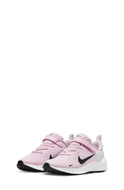 Nike Revolution 7 Little Kids' Shoes In Pink Foam/summit White/white/black