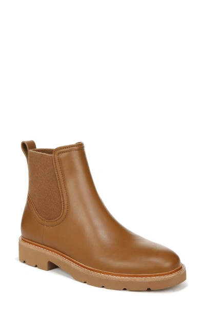 Vince Rue Leather Chelsea Ankle Boots In Light Fawn