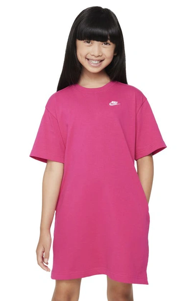 Nike Kids' Sportswear Cotton Jersey T-shirt Dress In Pink ModeSens