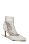 Naturalizer Pnina Tornai For  Liebe Evening Dress Booties In Silk White Leather,mesh