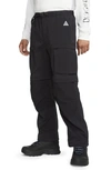 Nike Acg Smith Summit Convertible Cargo Pants In Black