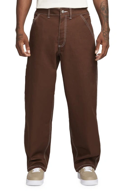 Nike Carpenter Trousers Cacao Wow In Brown