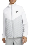 Nike Men's Therma-fit Windrunner Midweight Puffer Vest In Grey