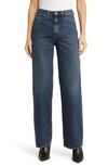 Ag Hattie High Waist Ankle Wide Barrel Leg Jeans In Palace