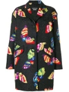 BOUTIQUE MOSCHINO BUTTERFLY PRINT COAT,J0618585212191698