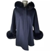 MADE IN ITALY MADE IN ITALY BLUE WOOL VERGINE JACKETS & COAT