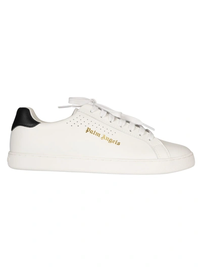 Palm Angels Tennis Logo-embossed Low-top Trainers In White