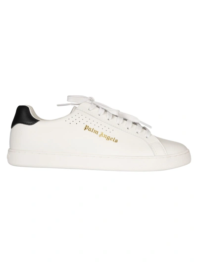 Palm Angels Tennis Logo-embossed Low-top Sneakers In White