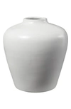 Uma White Ceramic Vase In White