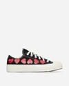 Comme Des Garçons Play Converse X Cdg Sneakers In Black