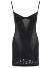 DION LEE DION LEE OBLIQUE CORSET DRESS