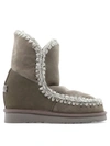 MOU MOU ESKIMO INNER WEDGE ANKLE BOOTS