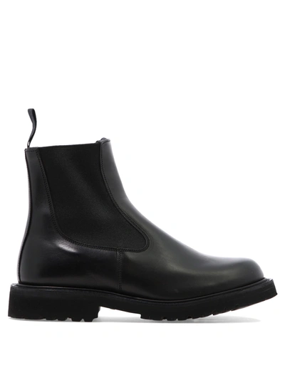 Tricker's "paula" Ankle Boots In Black