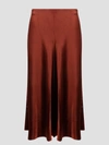 Vince Midi Satin Slip Skirt