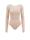 MES DEMOISELLES PERFORATED KNITTED BODY