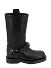 Burberry Saddle Knee-high Leather Boots