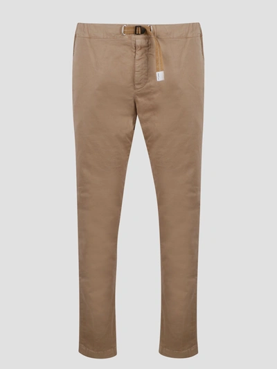 White Sand Man Pants Camel Size 36 Cotton In Brown
