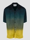 Jil Sander Gradient-effect Short-sleeve Shirt In Sunset