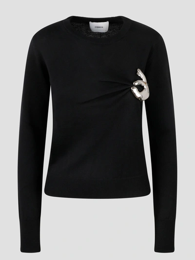 Coperni Emoji Sweater In Black