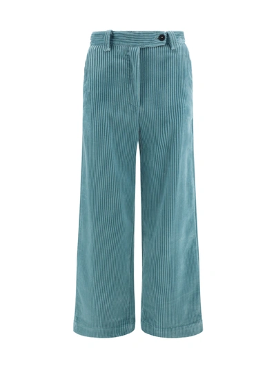 Massimo Alba Lamia Pants In Turchese