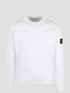 Stone Island White Sweater In White