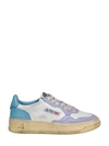 Autry Super Vintage Distressed Leather Sneakers