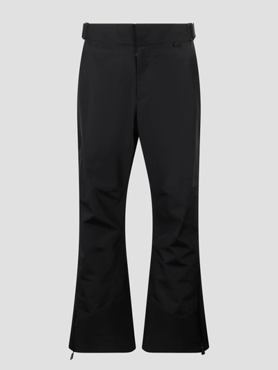 Moncler High Performance Nylon Ski Trousers In Black