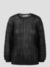 Atomo Factory Semi-sheer Pleated Top