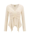 ISABEL MARANT TOP WITH FRONT DRAPERY