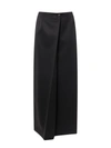 GIVENCHY WOOL AND MOHAIR LONG SKIRT