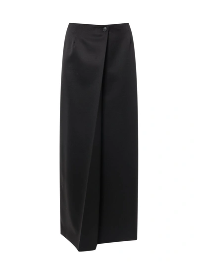 GIVENCHY WOOL AND MOHAIR LONG SKIRT