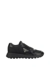 Prada Leather Triangle-logo Sneakers