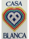 Casablanca Heart Casa Intarsia Wool Blend Crewneck Sweater