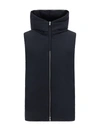 Jil Sander Hooded Padded Quilted Sleeveless Vest