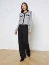 L Agence Clayton Jeans Mit Weitem Bein In Black