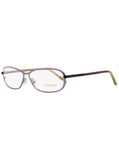 Tom Ford Women's Eyeglasses Tf5161 078 Lilac/violet 56mm In White