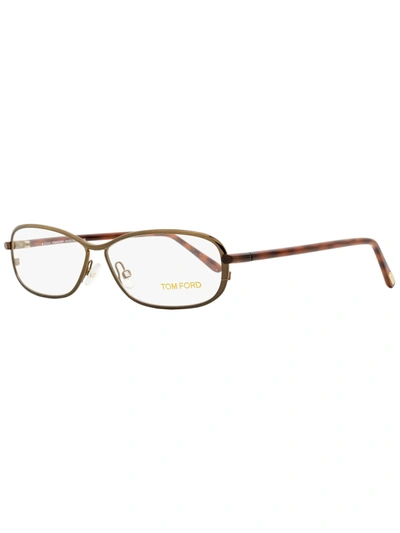 Tom Ford Women's Eyeglasses Tf5161 045 Shiny Brown/havana 56mm