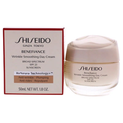 Shiseido Benefiance Wrinkle Smoothing Day Cream Spf 23 By  For Unisex - 1.8 oz Cream In Neutral