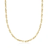 Ross-simons Italian 18kt Yellow Gold Twisted Cable-link Necklace In Multi