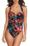 MAGICSUIT LIVIN' NICO RUCHED ONE-PIECE SWIMSUIT