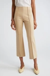 Atm Anthony Thomas Melillo Ponte Knit Kick Flare Pants In Soft Fawn