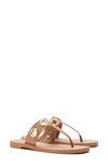 Larroude Milan Jelly Thong Sandal In Rose