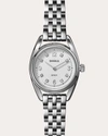 SHINOLA WOMEN'S DERBY 30.5MM DIAMOND & STAINLESS STEEL BRACELET WATCH