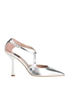 ISLO ISABELLA LORUSSO ISLO ISABELLA LORUSSO WOMAN PUMPS SILVER SIZE 6 SOFT LEATHER