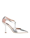 Islo Isabella Lorusso Woman Pumps White Size 11 Soft Leather In Silver