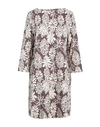 Liviana Conti Woman Mini Dress Chocolate Brown Size 12 Viscose, Polyamide, Elastane