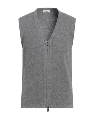 Crossley Man Cardigan Grey Size M Wool, Cashmere